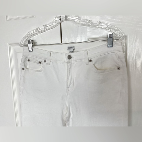 Host Pick!  J. Crew Skinny Jeans, White, Size 29/28,  NWOT - Picture 4 of 8